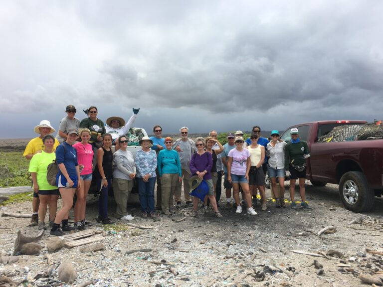 Beach cleanup Ka’u Hawai’i