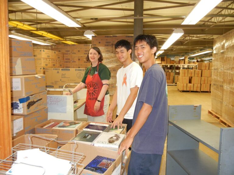 Volunteer Book Sorter