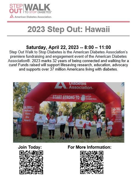 Step Out Hawaii – Walk to support Hawaii’s diabetes community