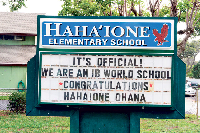 Haha’ione Elementary School